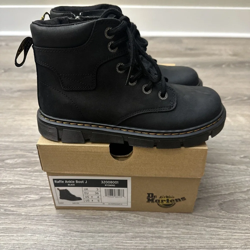 Children Unisex Boots Dr. Martens Kid's Collection Raffe Womens 5